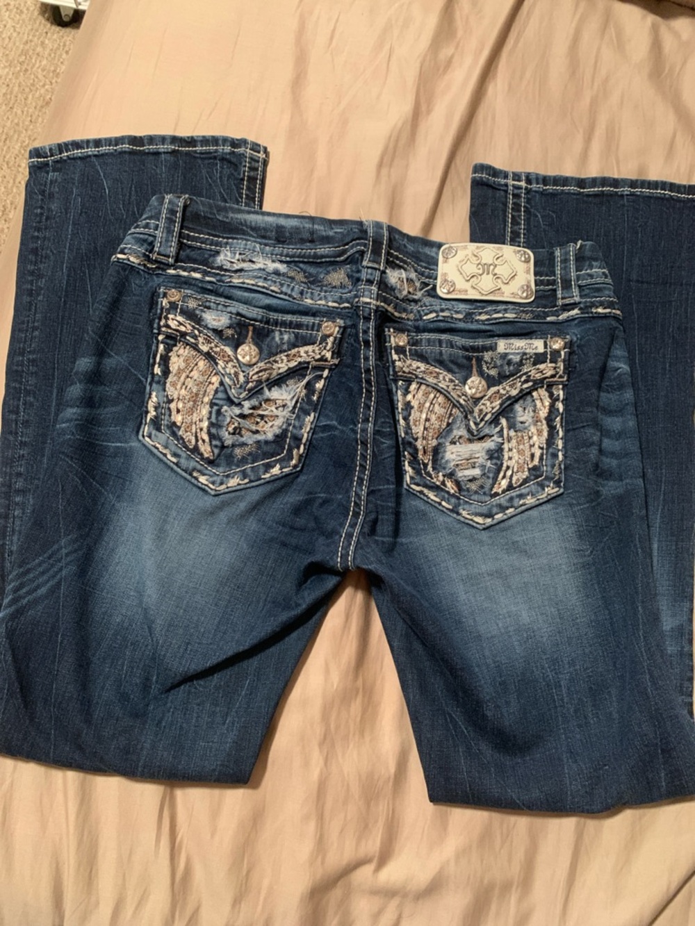 Miss Me Dark Wash Bootcut Women Jeans size 29 - Picture 4 of 4